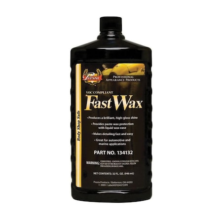 Presta Products VOC Compliant Fast Wax, 32 oz. Quart 134132